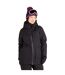 Womens/ladies Verbier Textured Waterproof Ski Jacket Black Mountain Warehouse-1