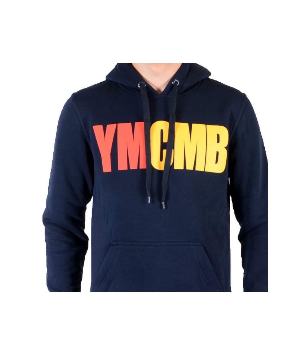 Sweat Capuche Ymcmb Bleu Marine   Rouge   Jaune-3