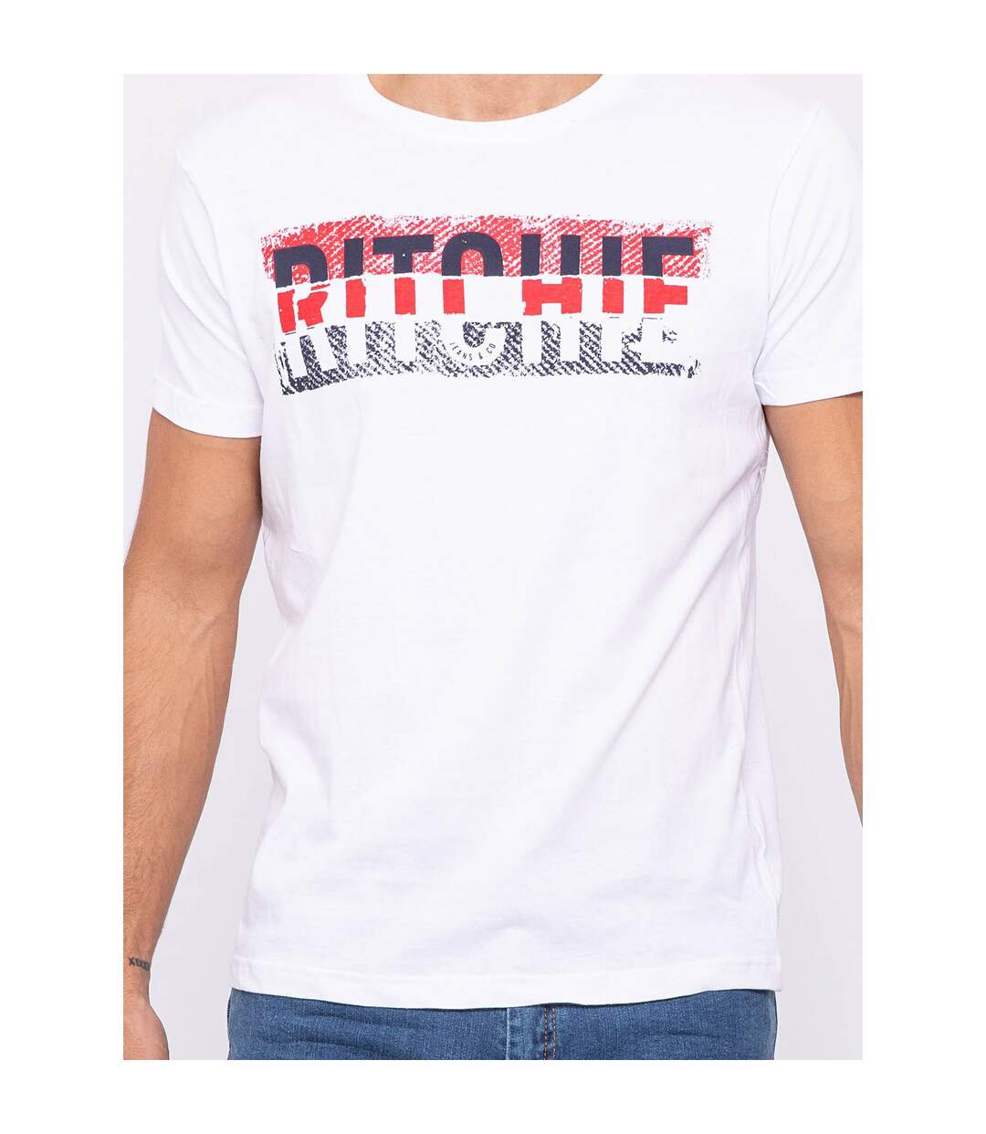 T-shirt col rond pur coton organique JOSH-3