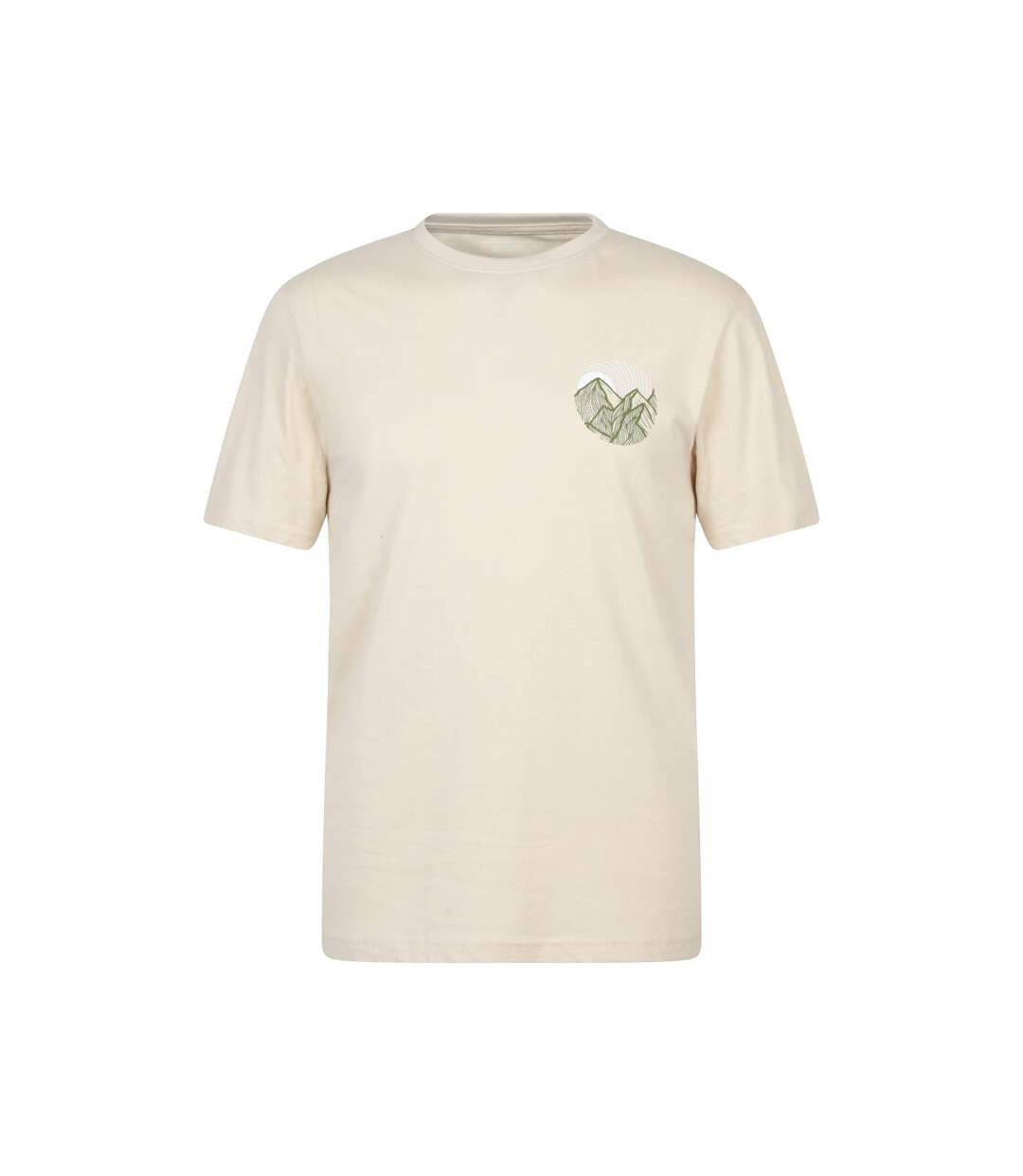 T-shirt Homme Blanc Cassé Mountain Warehouse-1