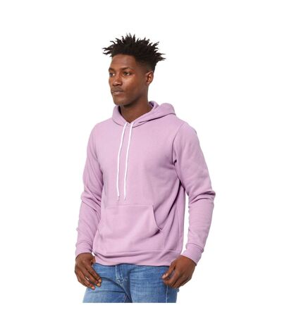 Unisex Pullover Polycotton Fleece Hooded Sweatshirt / Hoodie Lilac Bella + Canvas