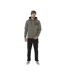 Sweat zippé homme à capuche en molleton avec print devant Vondutch-4