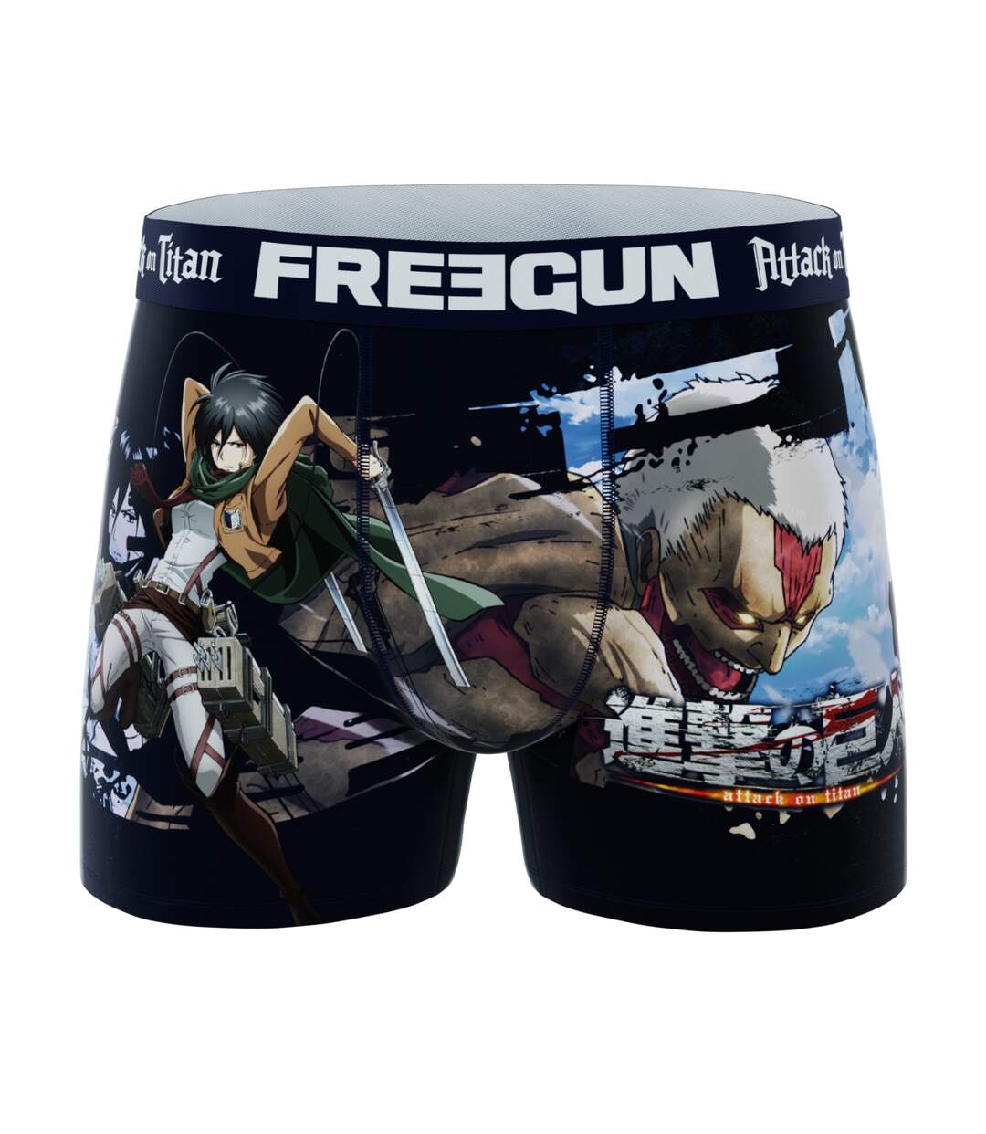 Lot de 3 boxers homme Attack On Titan Freegun-3