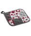 Manique de Cuisine Credence 19cm Gris & Rouge-1