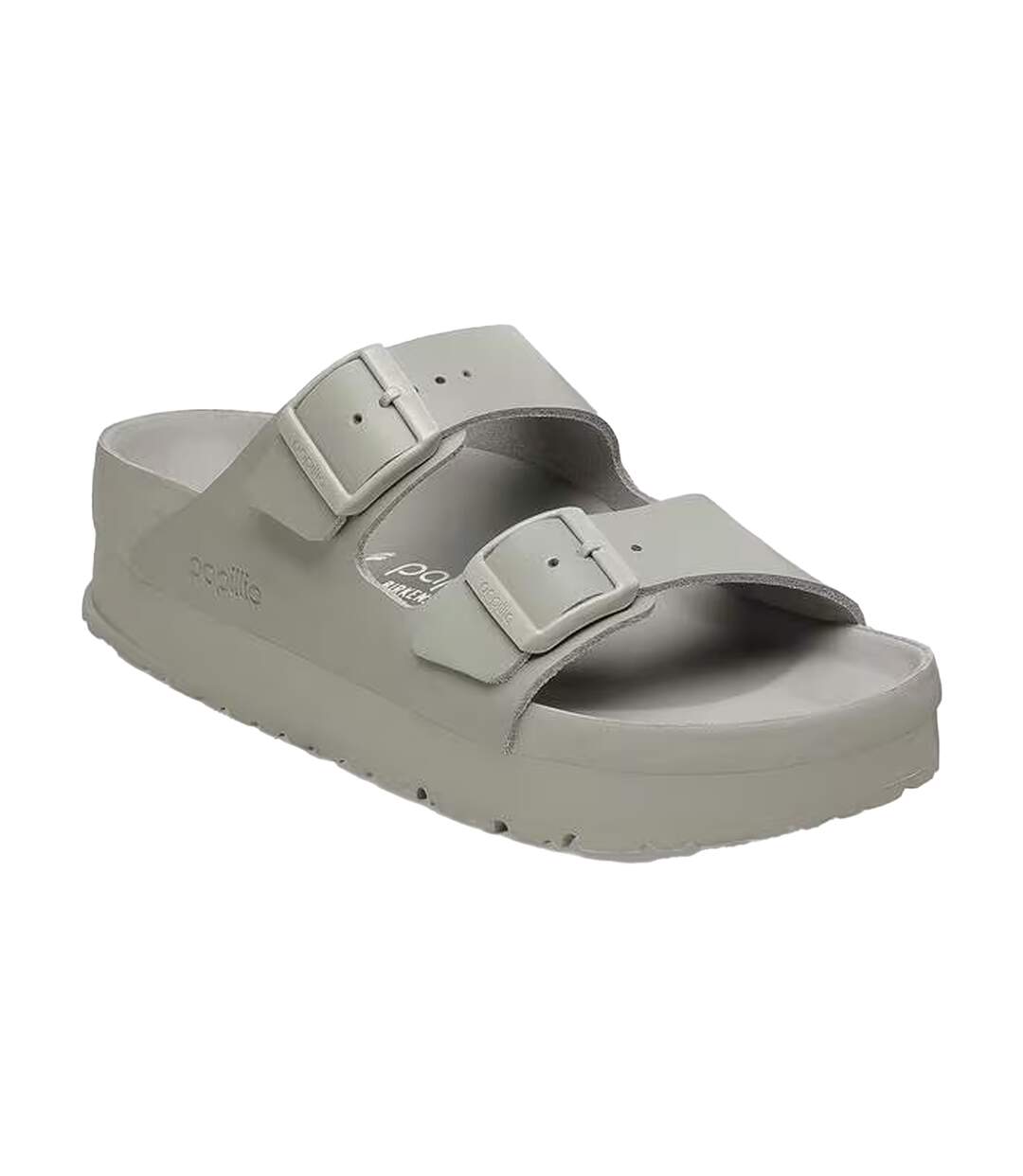 Womens/ladies Arizona Flx Lena Platform Sandals Frost Gray Birkenstock-1
