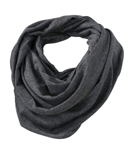 Foulard Infini Taille Unique Noir Chiné Myrtle Beach