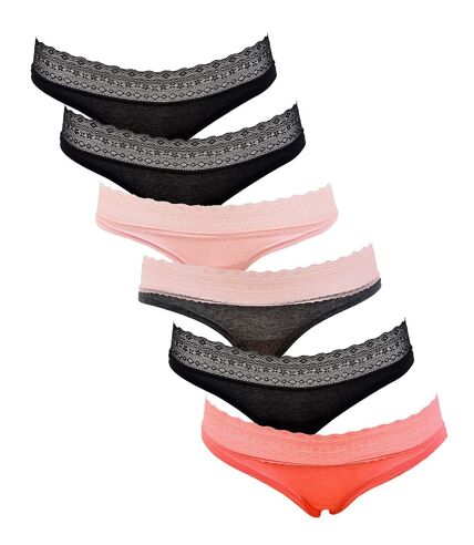Culottes Femme MANOUKIAN Underwear Confort Qualité supérieure Pack de 6 MANOUKIAN Dentelle