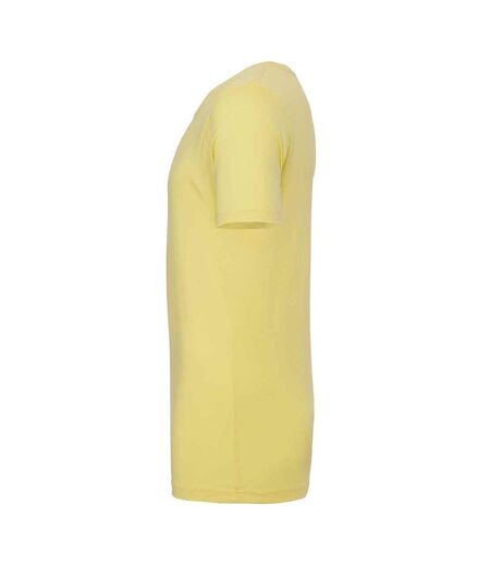 T-shirt Cvc Adulte Jaune Doré Chiné Bella + Canvas