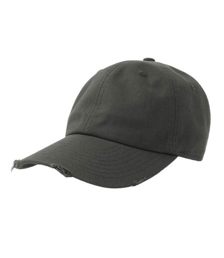 Casquette Destroyed-s Gris Foncé Atlantis Headwear