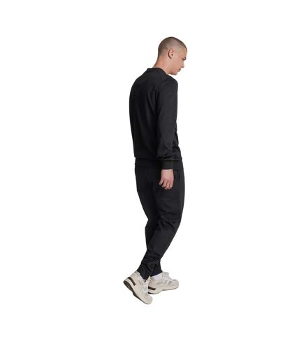 Mens fly fleece tracksuit bottoms jet black Lyle & Scott