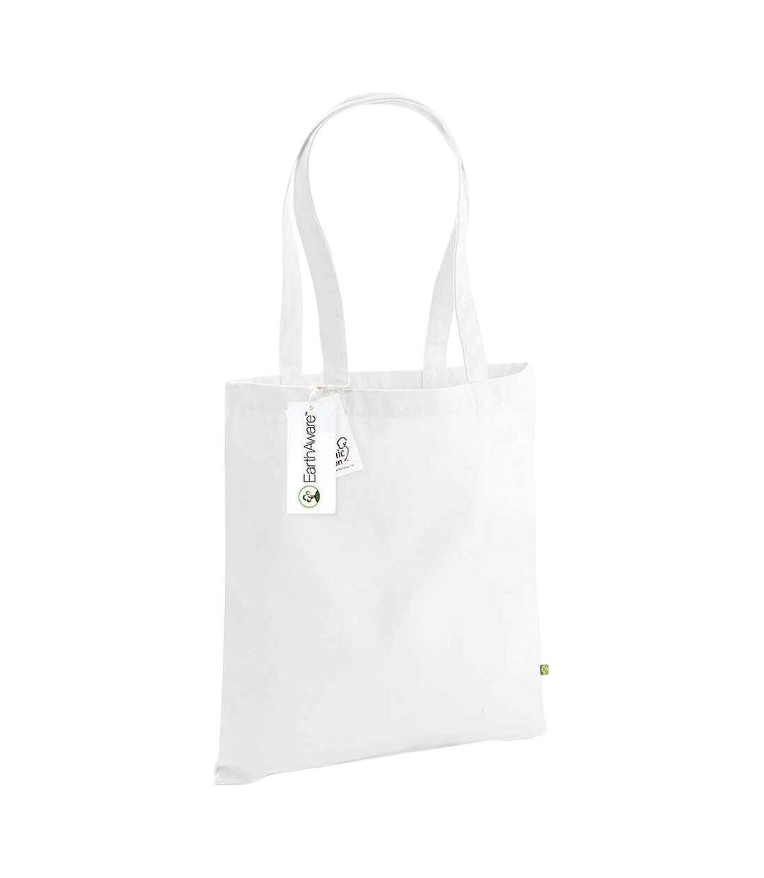 Tote Bag Earthaware Organic Bag For Life Taille Unique Blanc Westford Mill-1