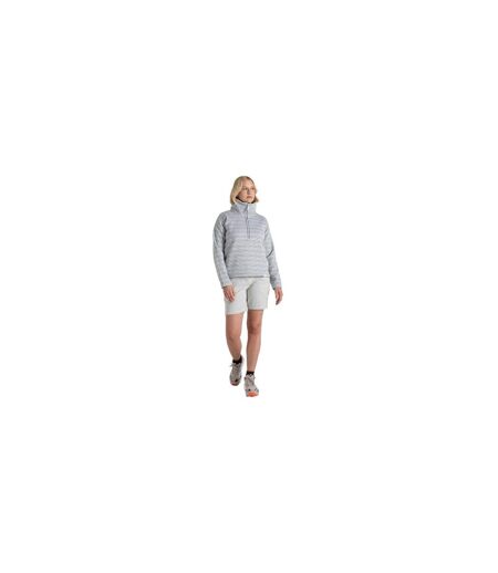 Womens/ladies Daisy Striped Long-sleeved Sweatshirt Storm Grey Craghoppers