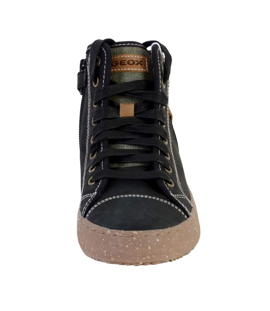 Basket Montante Geox Enfant Garçons J Alonisso B.G - WAX.LEA+CANV-4