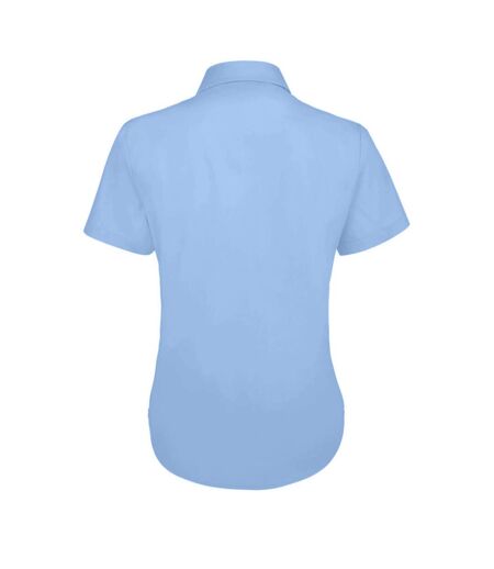 Chemisier Poplin Femme Bleu Clair Kustom Kit