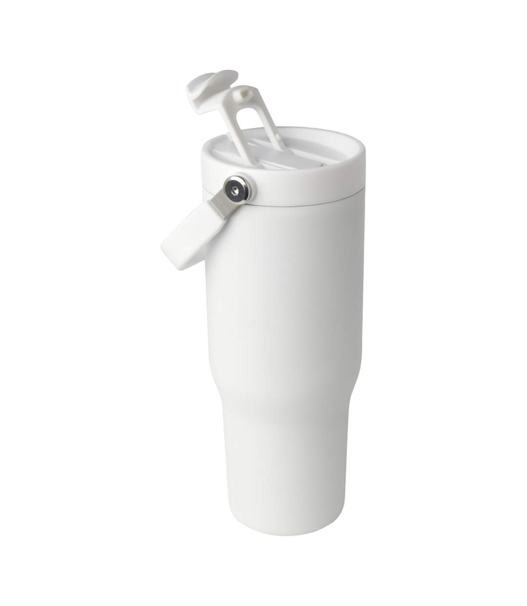 Bronx Dual Function Lid Recycled Stainless Steel Insulated 900ml Tumbler One Size White Generic-3