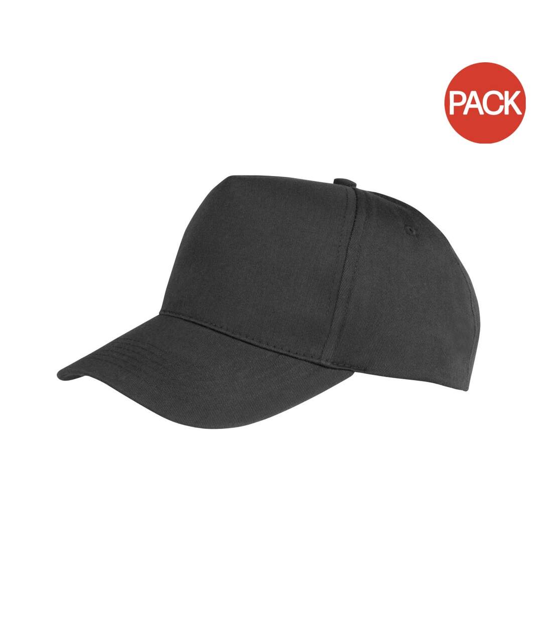 Lot de 2  casquettes boston adulte noir Result-1