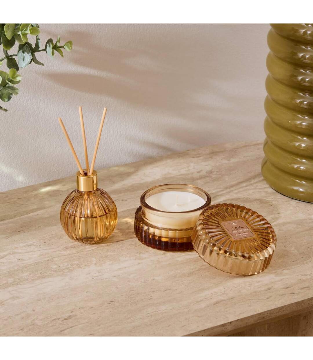 Coffret Senteur 2 Pièces Albie 8cm Délice d'Épices-5
