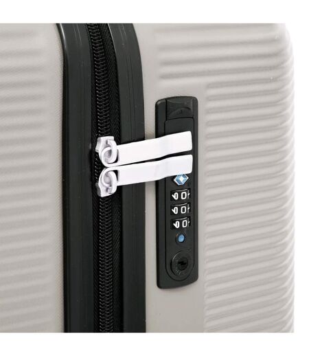 Lot de 3 Valises Rigides à Roulettes Travel 77cm Beige