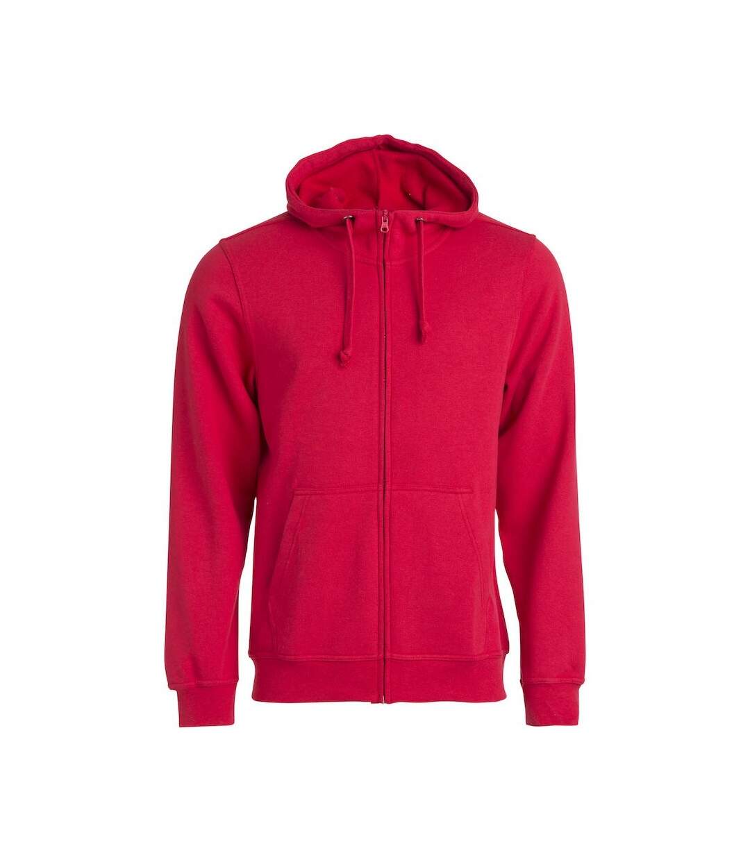 Veste à capuche basic homme rouge Clique-1