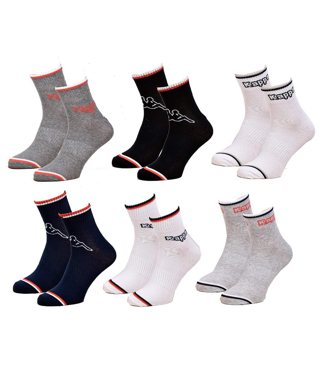 Chaussettes homme KAPPA Socquettes Pack de 6 Paires KAPPA Sportwear