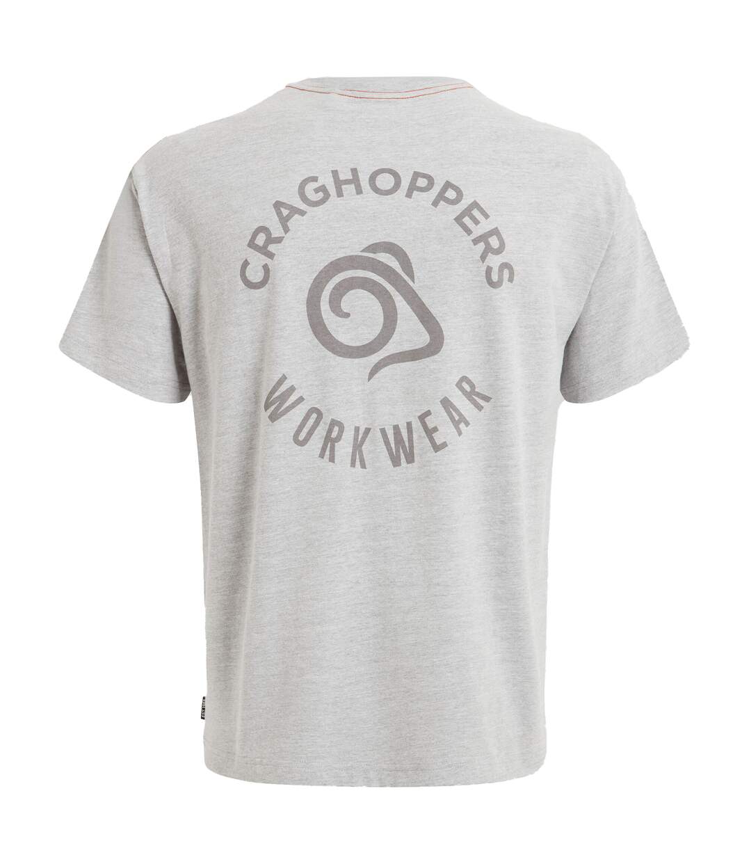 T-shirt wakefield workwear homme gris clair chiné Craghoppers-1