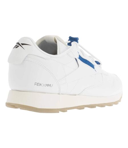 Mens milk makeup classic vegan trainers white/blue Reebok