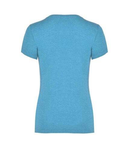 T-shirt fox femme turquoise vif Roly