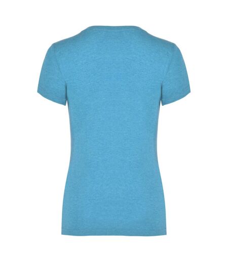 T-shirt fox femme turquoise vif Roly