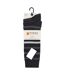 3 Pack Mens Striped Bamboo Dress Socks Soft Breathable Socks-4