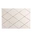 Tapis Déco Shaggy Patrik 160x230cm Blanc-1