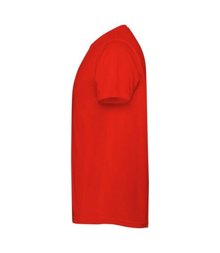 Mens estoril short-sleeved t-shirt red Roly