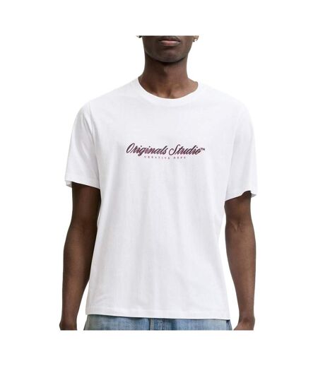 T-Shirt blanc homme jack & jones montauk