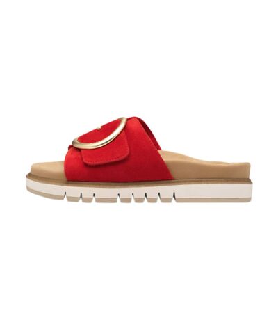 Sandales Plates Cuir Tamaris