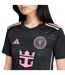 Womens/ladies Inter Miami Cf Short-sleeved Football Jersey Black Pink Adidas-4