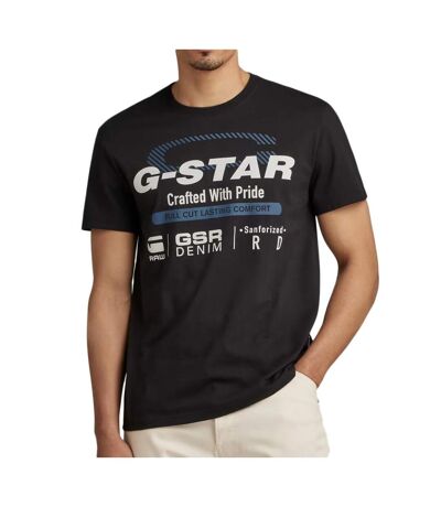 T-shirt Noir Homme G-Star Raw Old Skool - L