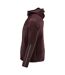 Mens Customised Hooded Fleece Jacket Bordeaux Mascot-4