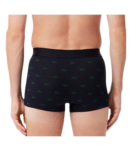 x3 boxers marine/vert/gris homme lacoste stretch