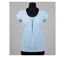 Tee-shirt Mayflower Djibouti3 en coton bio : la douceur du bleu clair et des fronces féminines-3