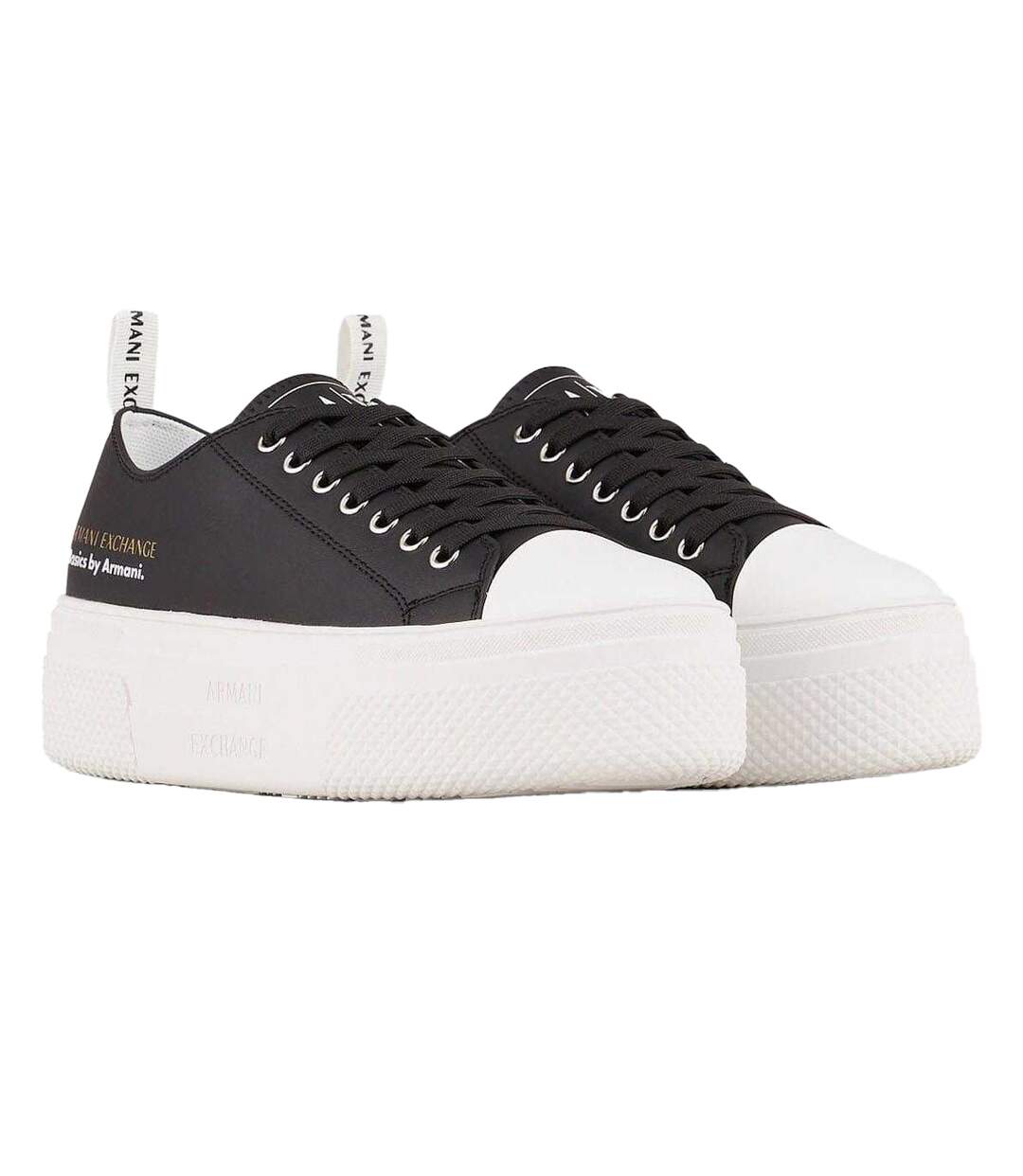 Baskets Femme Noir Armani Exchange-1