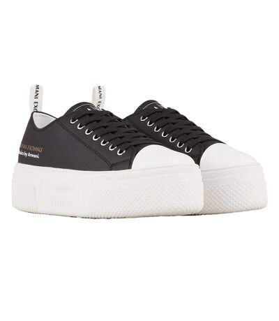Baskets Femme Noir Armani Exchange