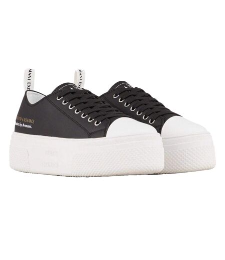 Baskets Femme Noir Armani Exchange