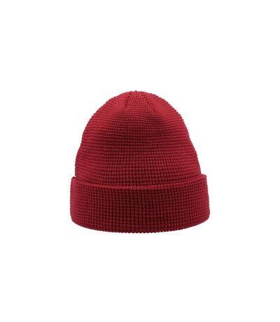 Blog waffle beanie red Atlantis