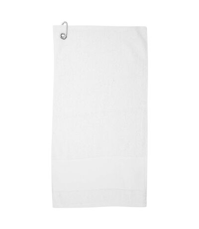Serviette De Golf Taille Unique Blanc Towel City