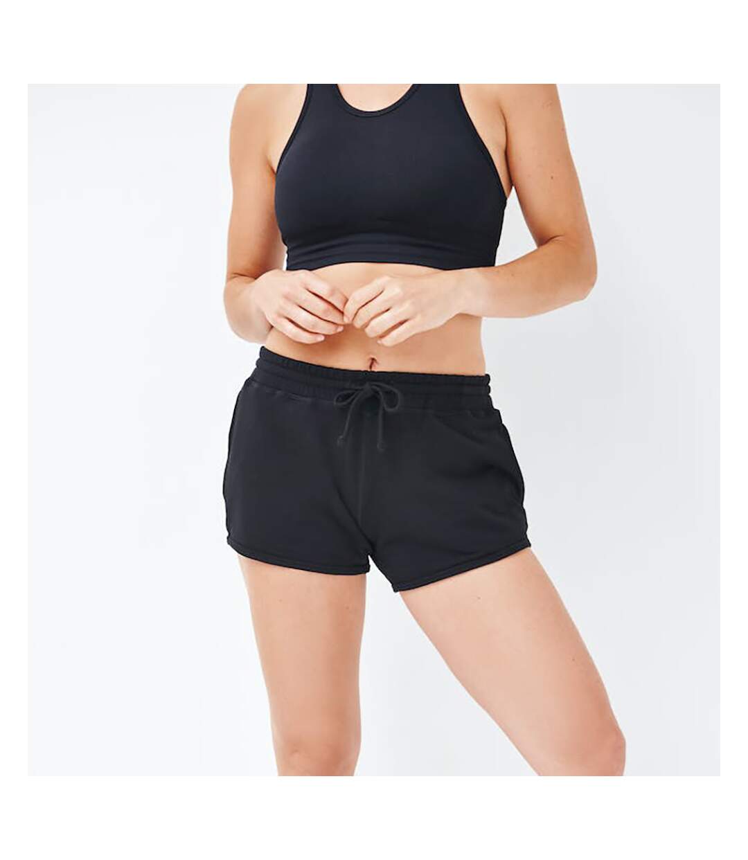 Cool short girlie femme noir AWDis