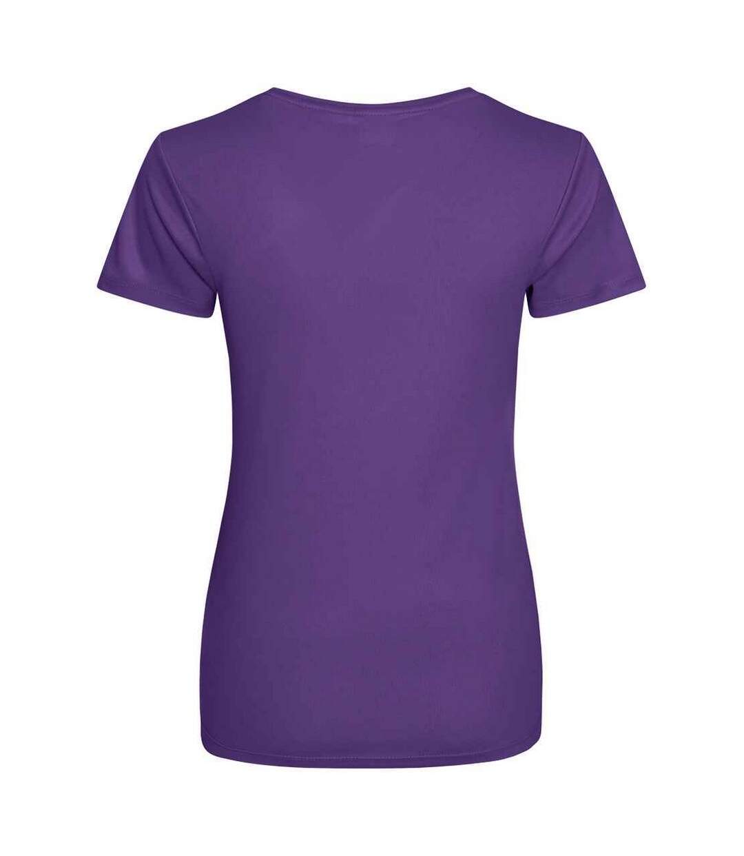 Just cool womens/ladies sports plain t-shirt purple AWDis-2