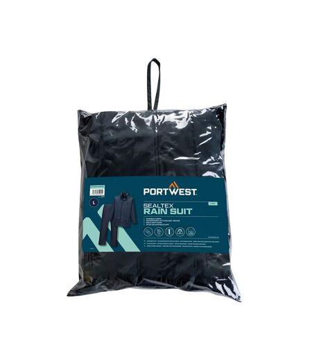 Combinaison De Pluie 2 Pièces Sealtex Essential Homme Bleu Marine Portwest