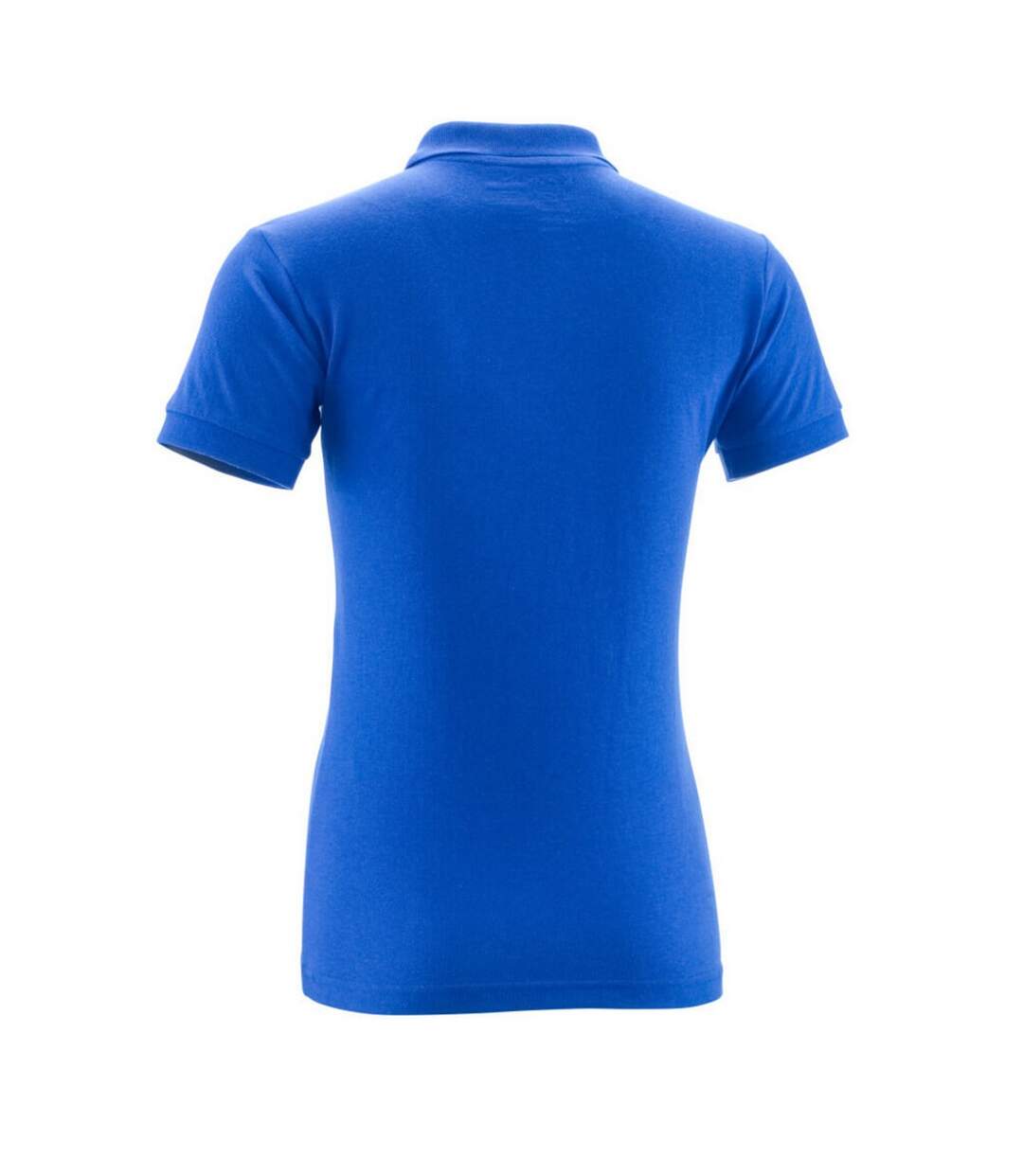 Womens/ladies Crossover Polo Shirt Royal Blue Mascot-2