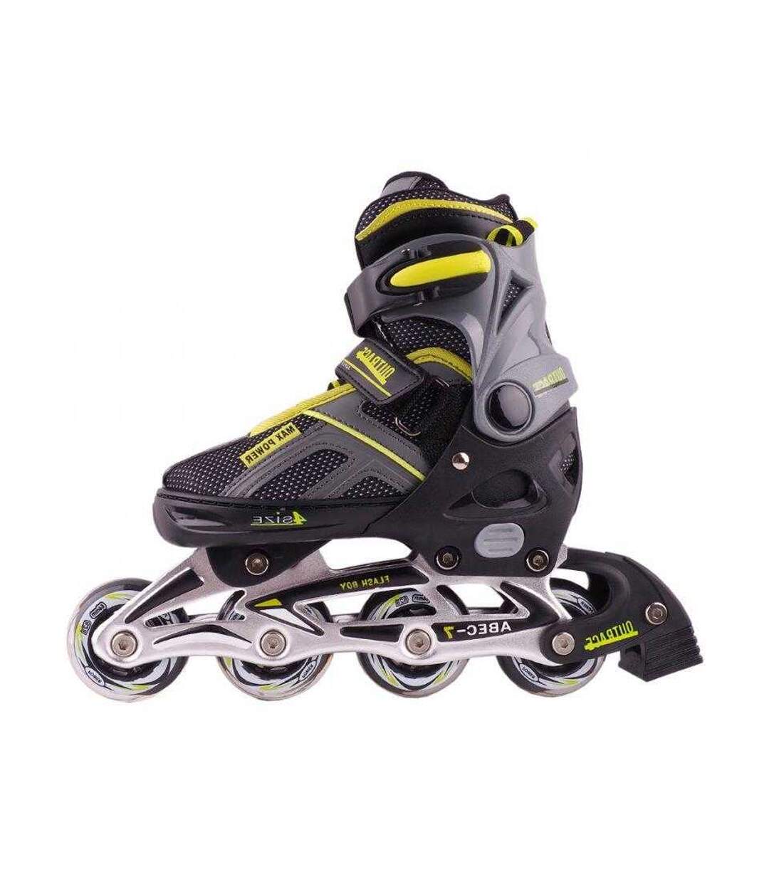 Patins À Roulettes Alignées Flash Homme 39-43 Fr Gris Outrace-3