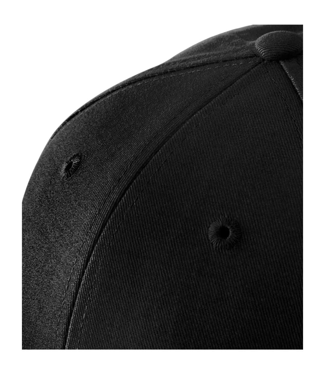 Casquette Motif/style 6 Panneaux Athleisure Noir Jaune Beechfield-3