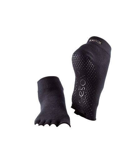 Toesox - Chaussettes à demi-orteils - Femme (Noir) - UTMQ771